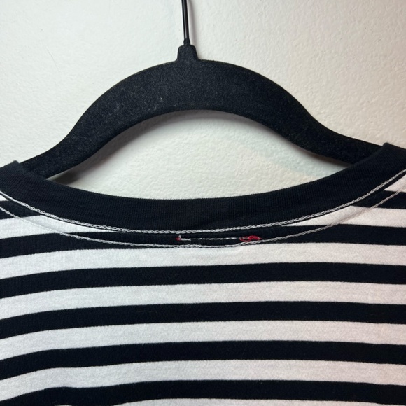 Full Send Nelk Boys Striped Crewneck T-Shirt Black White Embroidered Logo  Sz XL - Picture 9 of 11